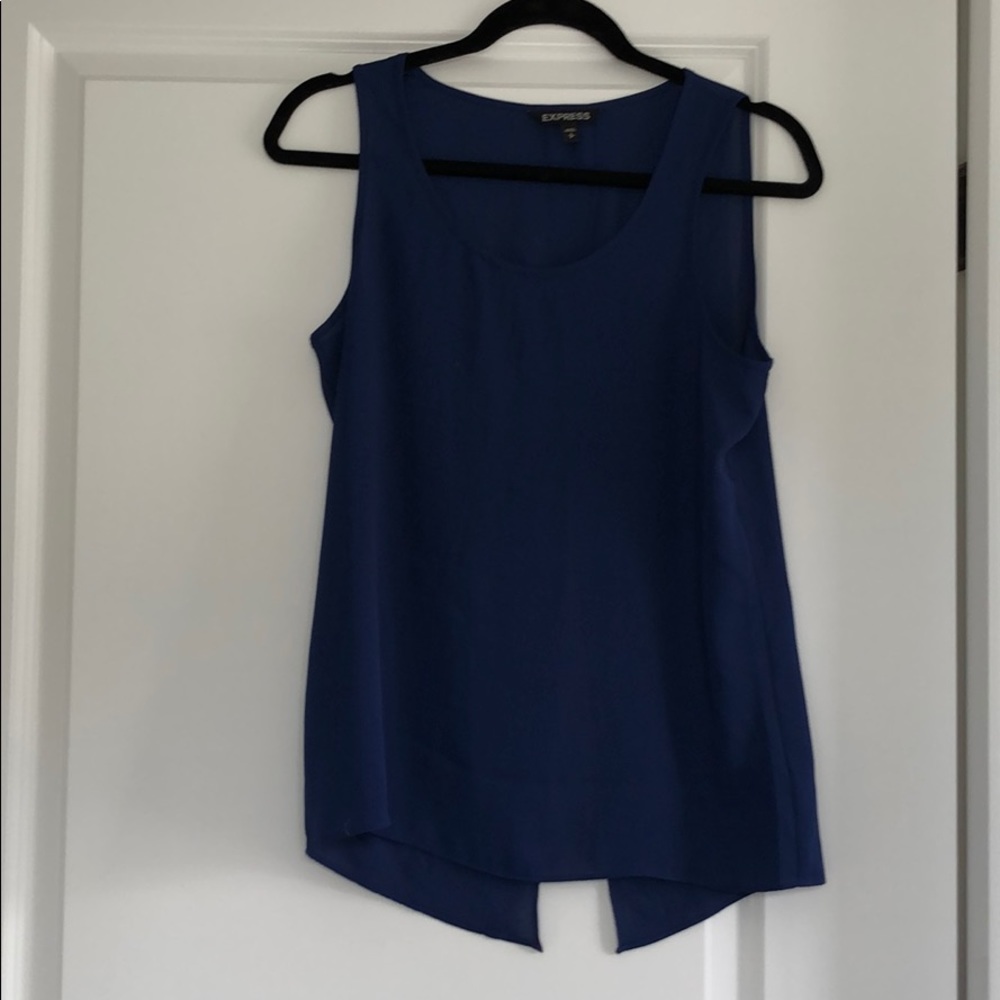 Dark blue tank top